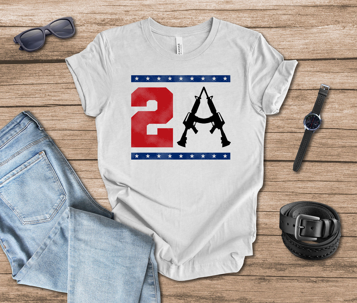 2A Second Amendment Graphic T-shirt