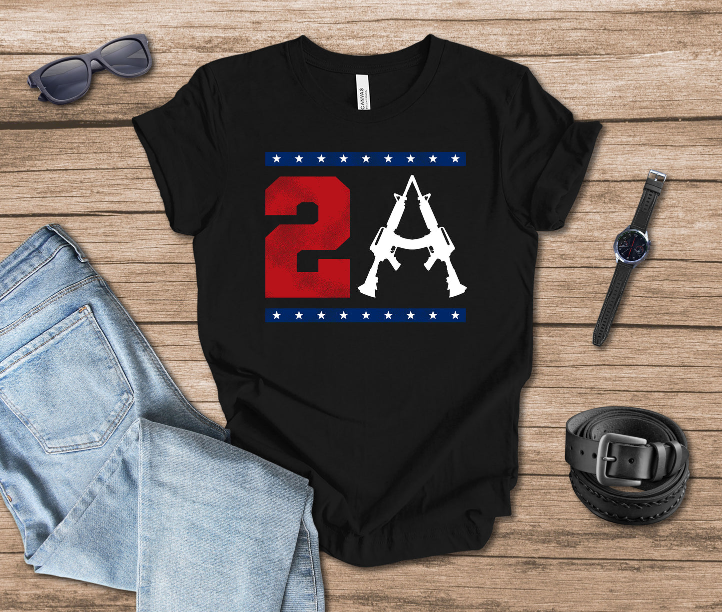 2A Second Amendment Graphic T-shirt