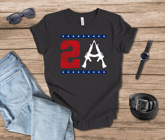 2A Second Amendment Graphic T-shirt