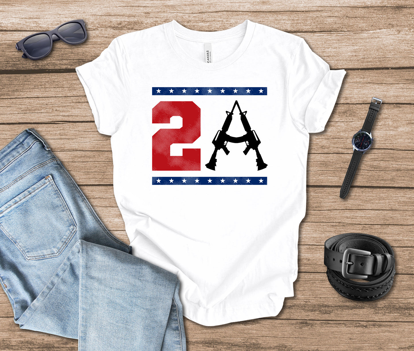 2A Second Amendment Graphic T-shirt