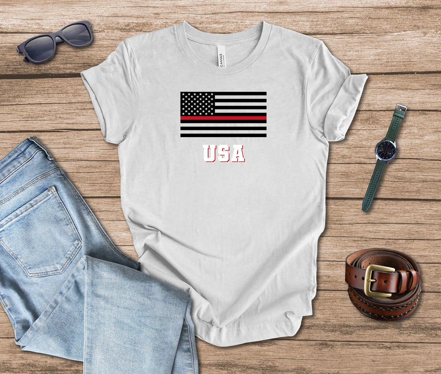 USA Firefighter T-shirt