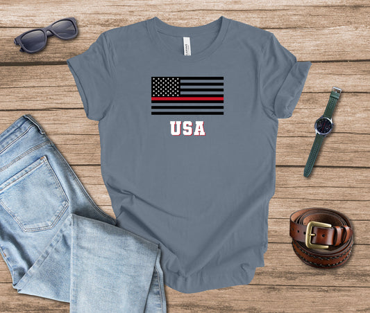 USA Firefighter T-shirt