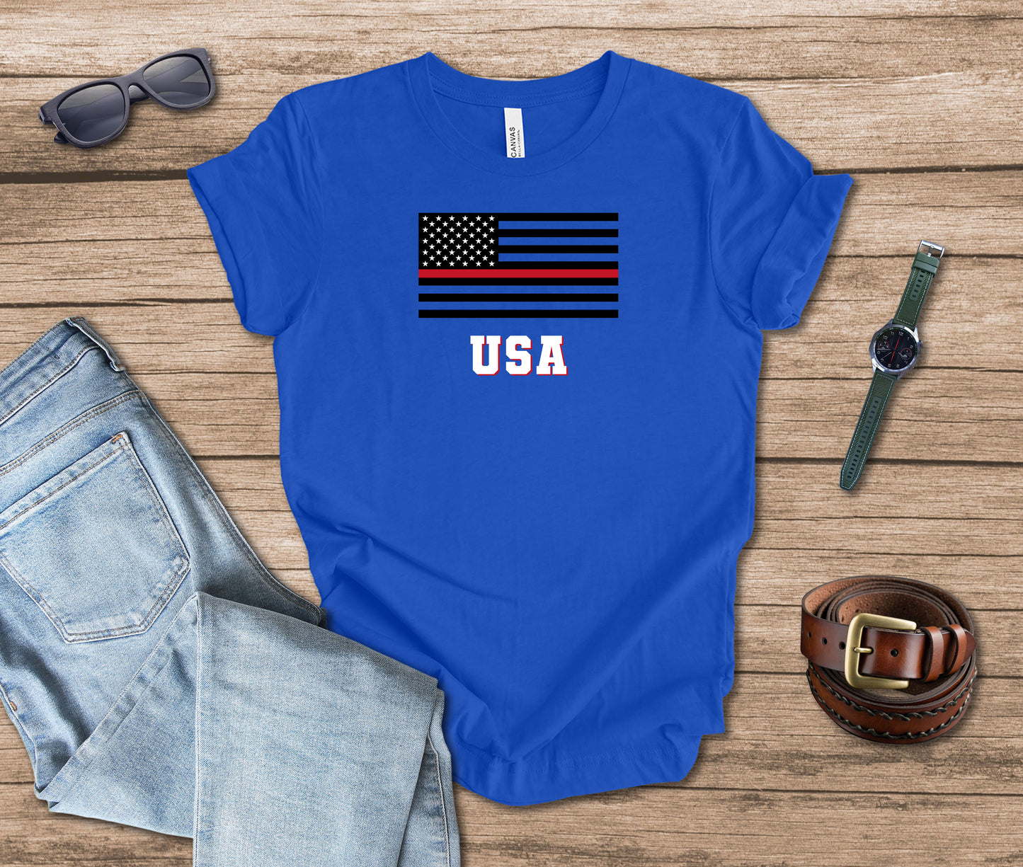 USA Firefighter T-shirt