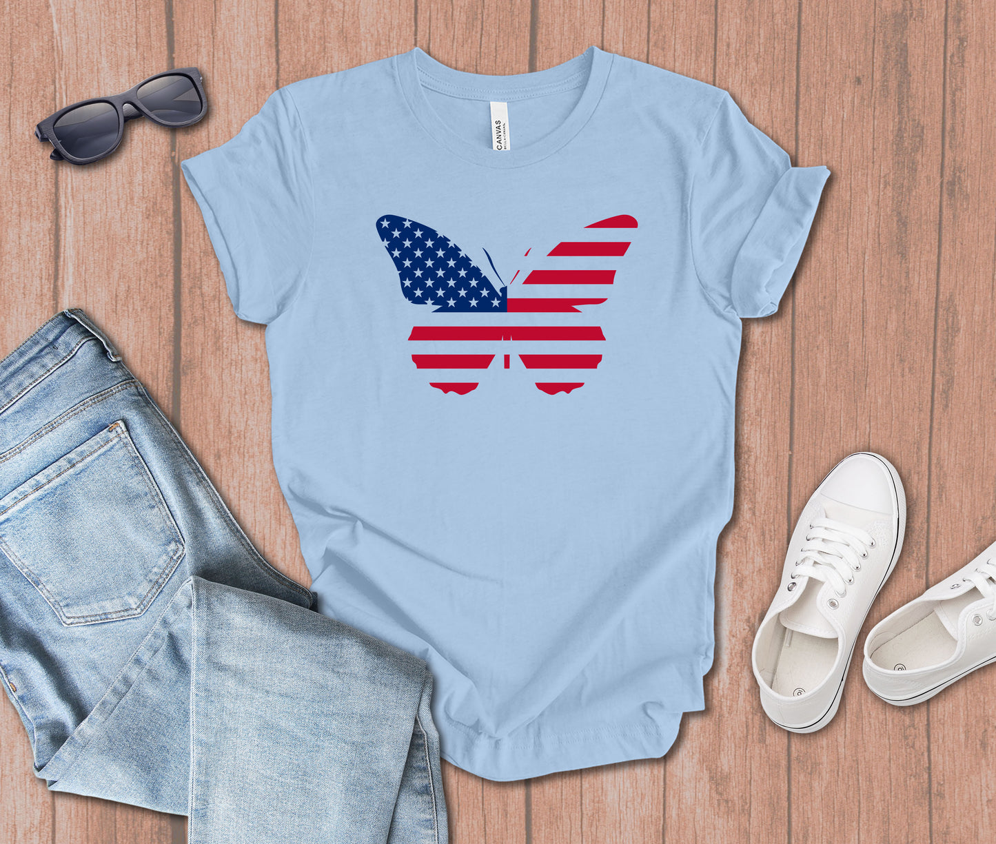 Patriotic Butterfly T-shirt