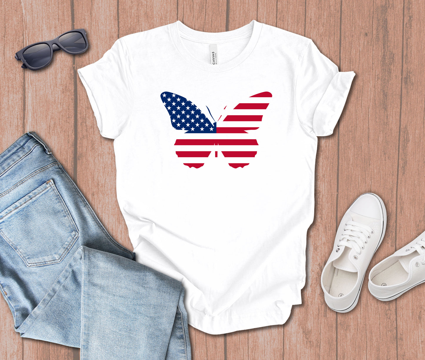 Patriotic Butterfly T-shirt