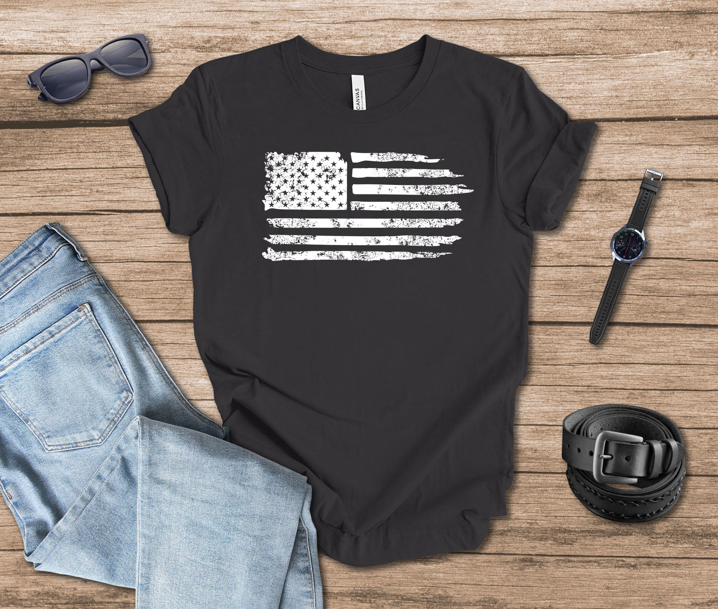 Distressed Flag T-shirt