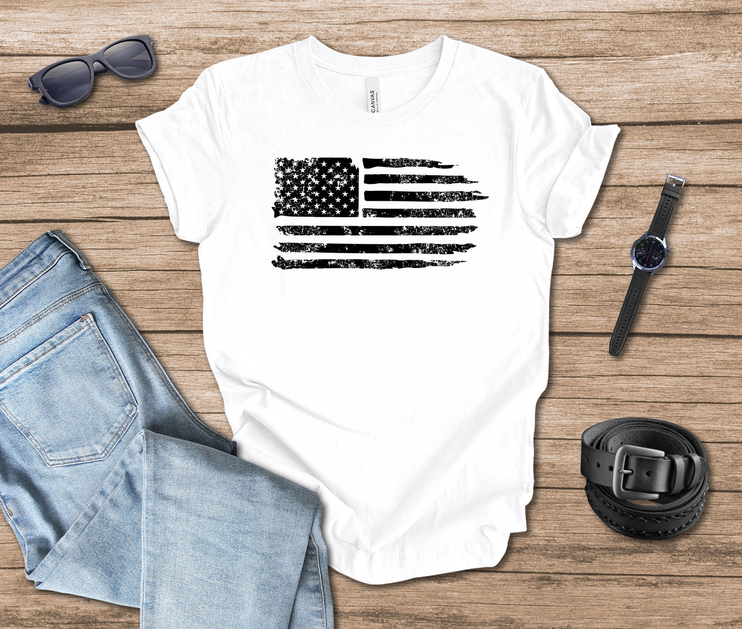 Distressed Flag T-shirt