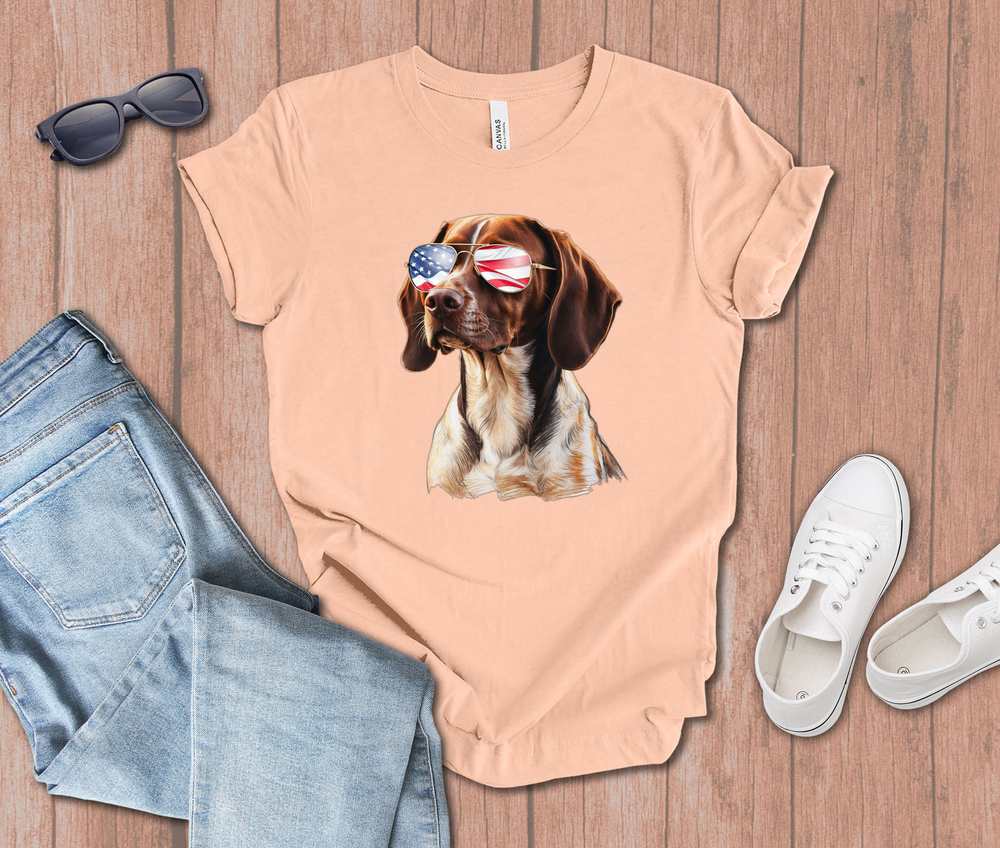 Pincher in Sunglasses T-shirt