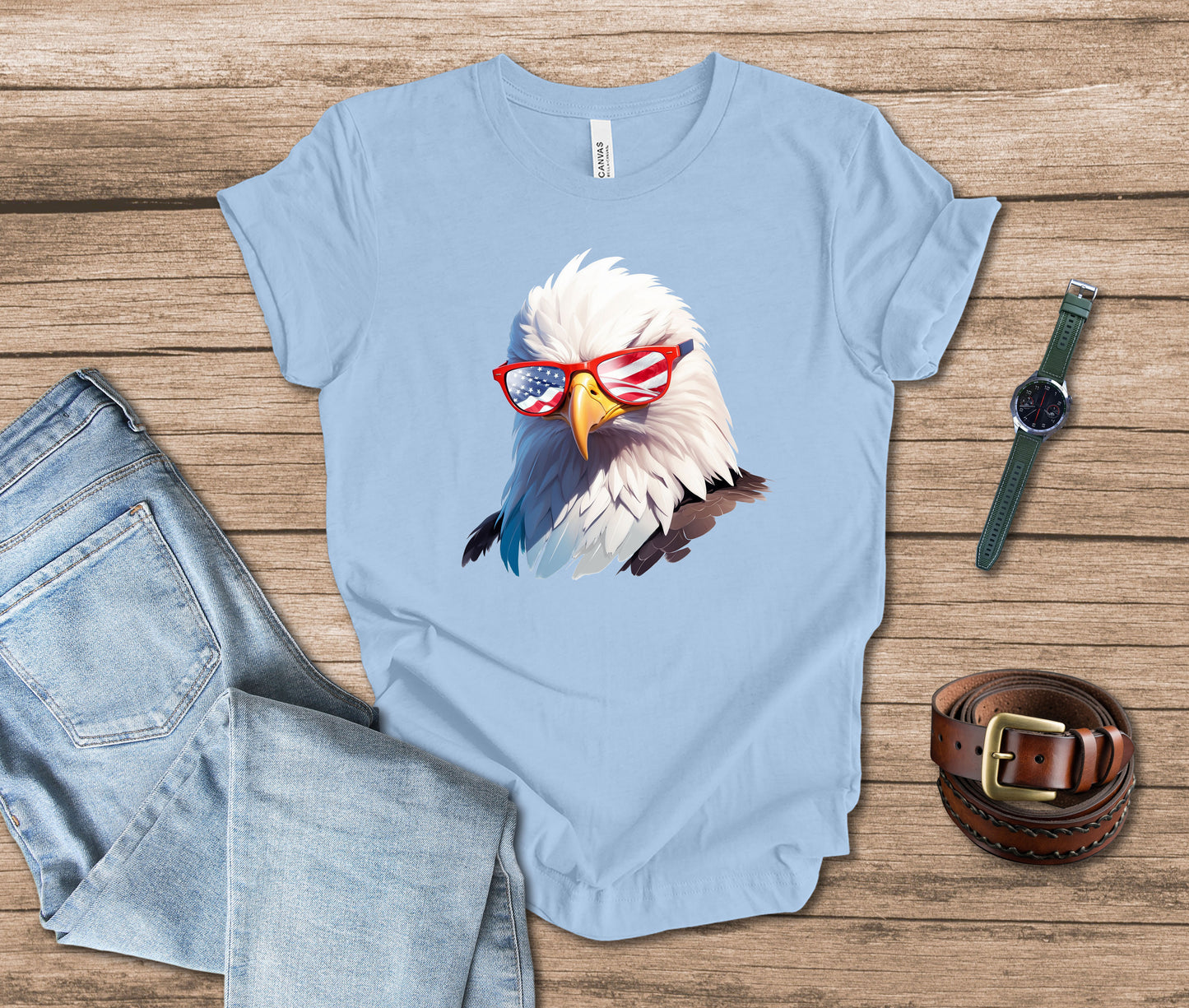 American Eagle in Sunglasses T-shirt