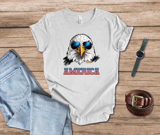 Eagle with Sunglasses America T-shirt