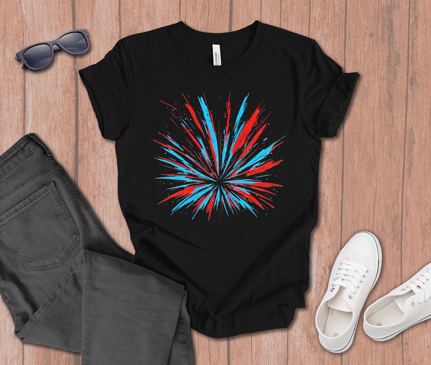 Exploding Fireworks T-Shirt