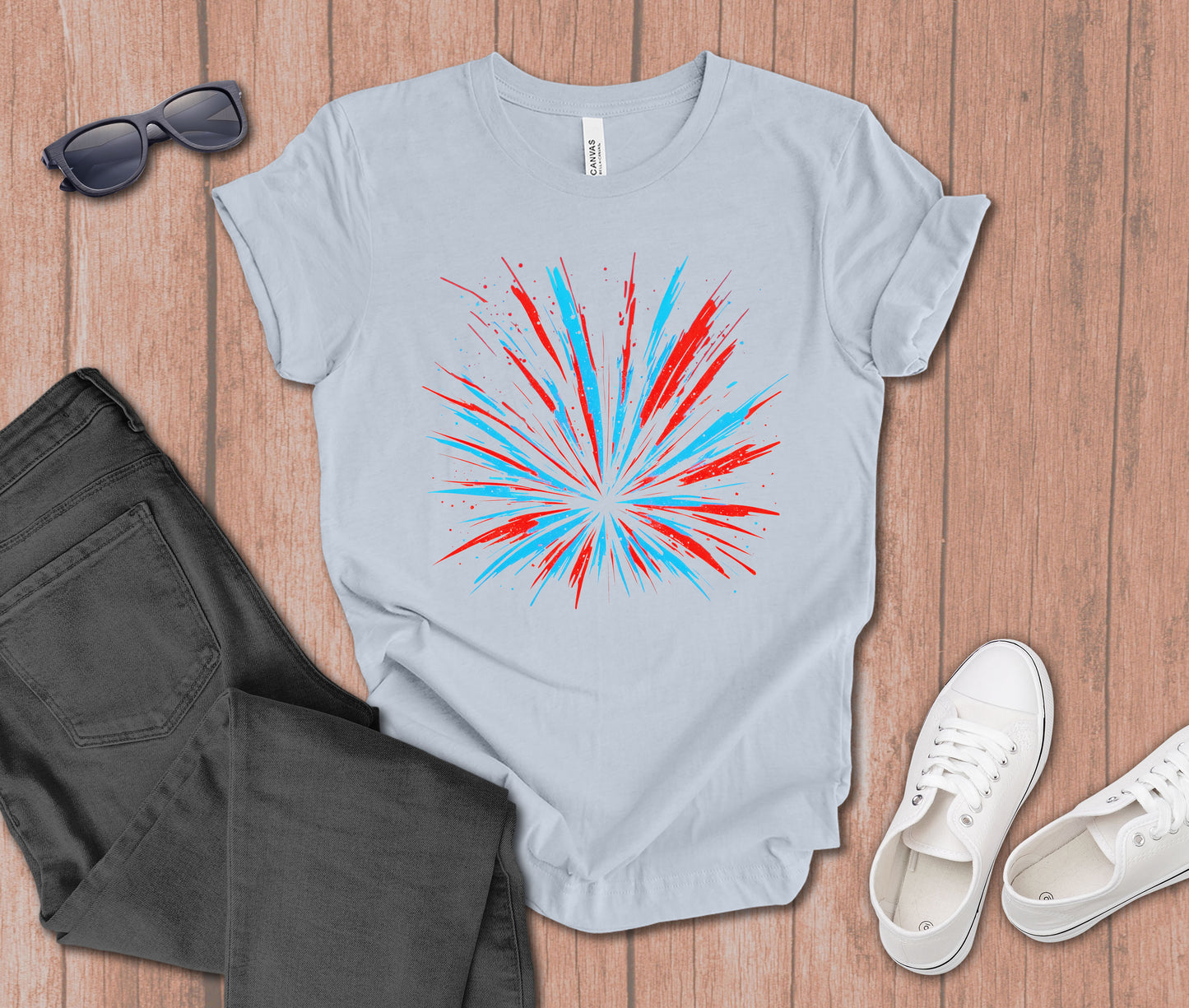 Exploding Fireworks T-Shirt