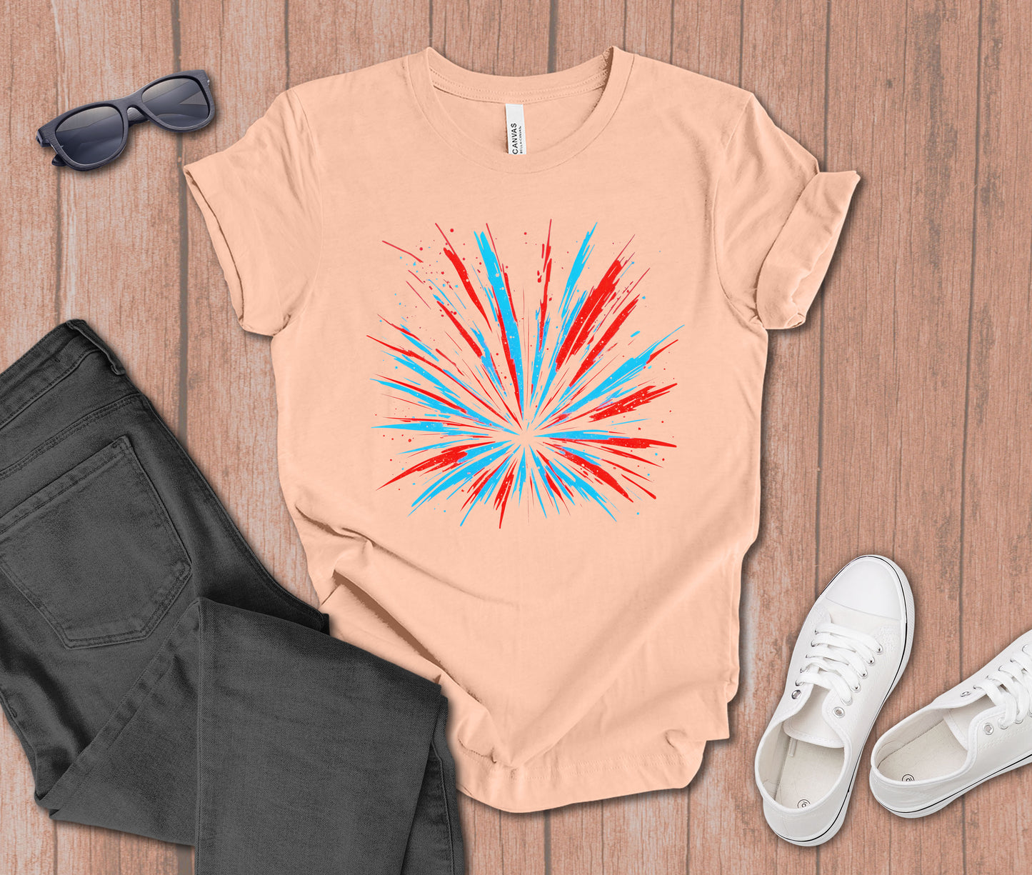 Exploding Fireworks T-Shirt