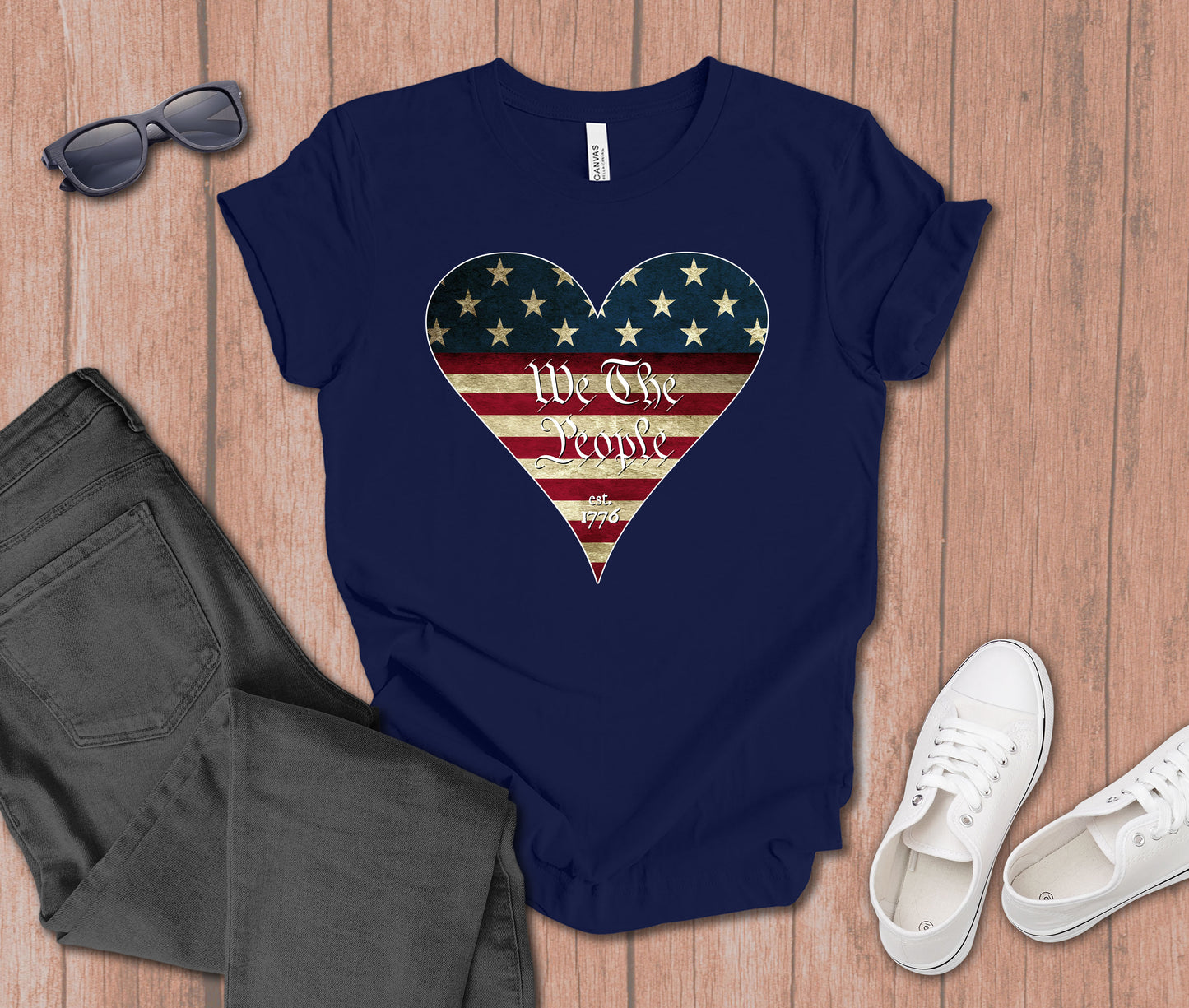 We the People Heart T-Shirt