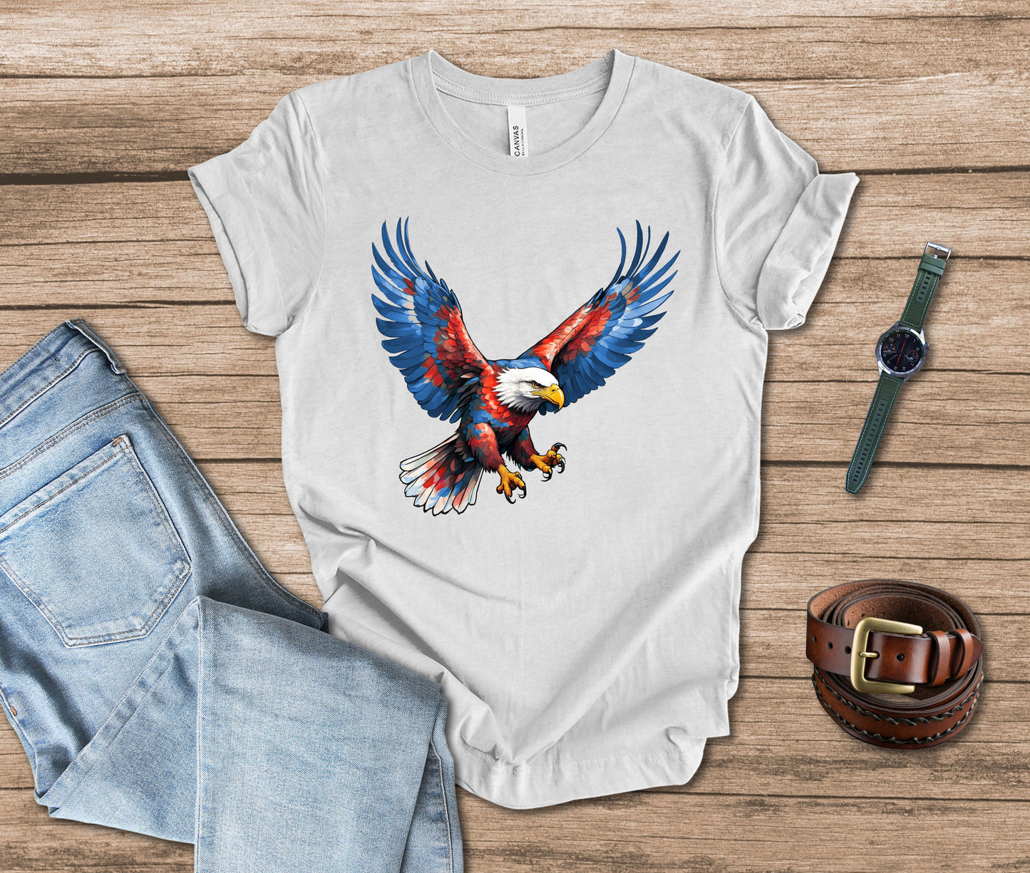 Painterly American Eagle T-shirt