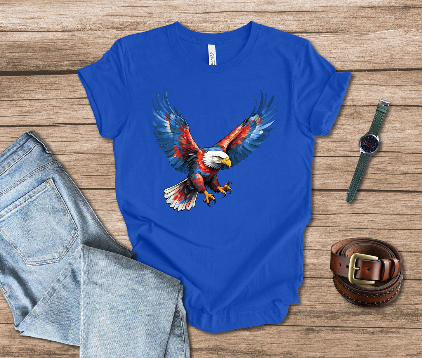 Painterly American Eagle T-shirt