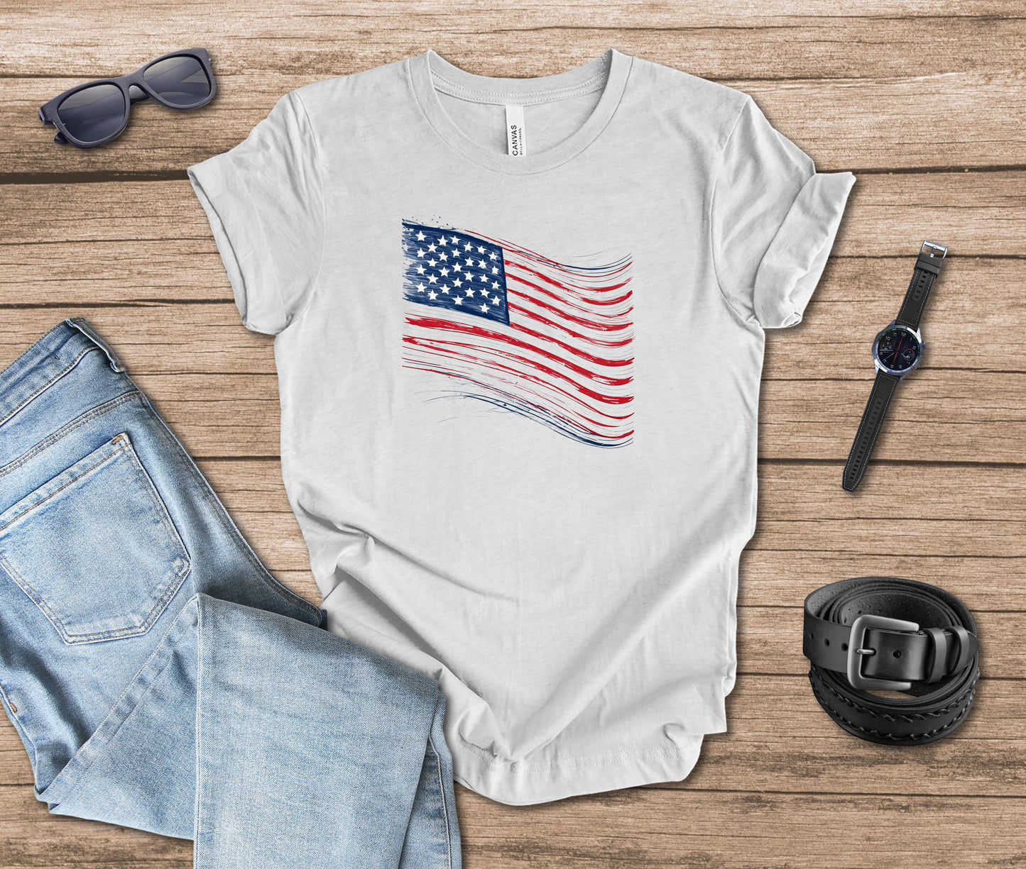 Patriotism Sketch T-shirt