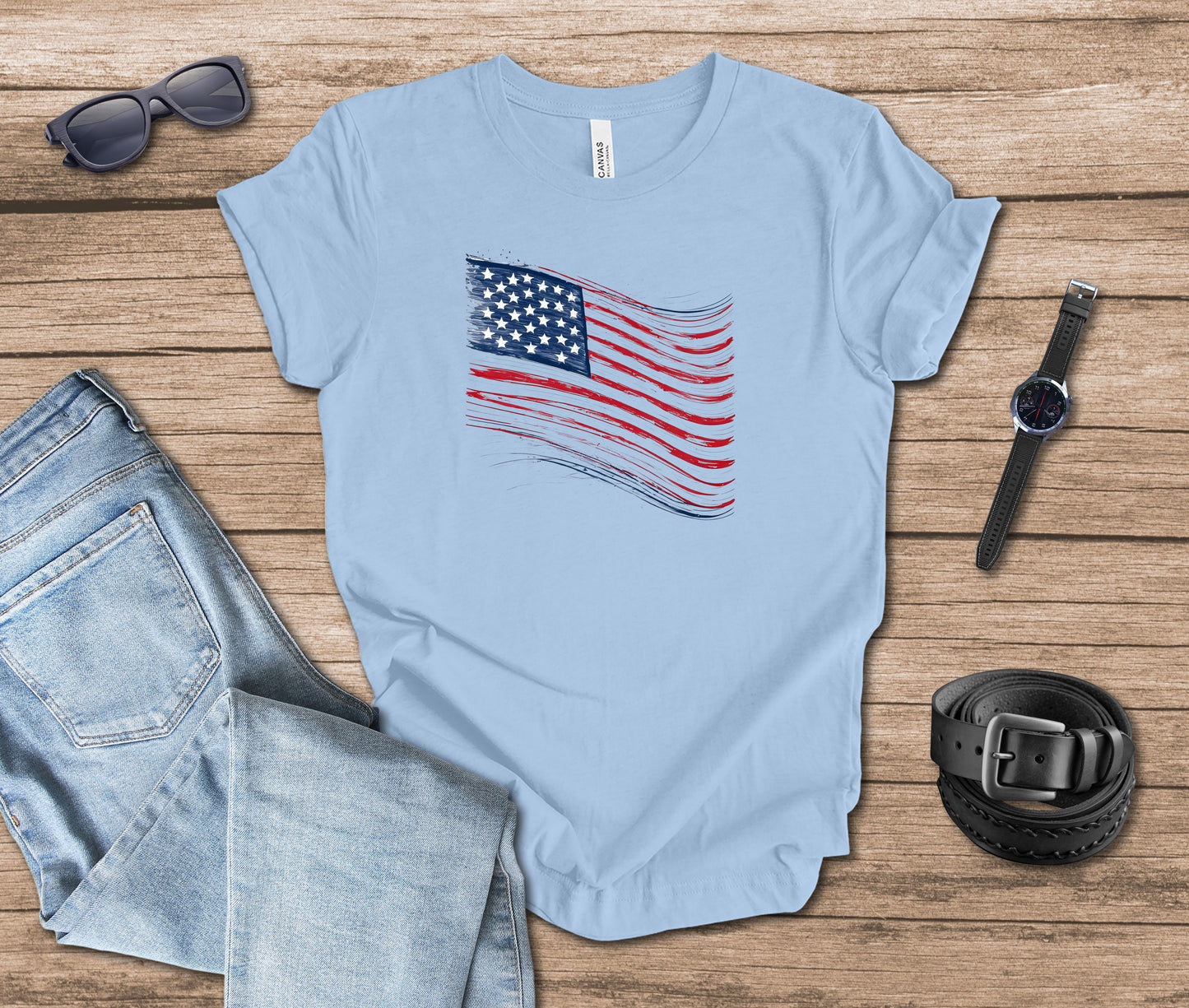 Patriotism Sketch T-shirt