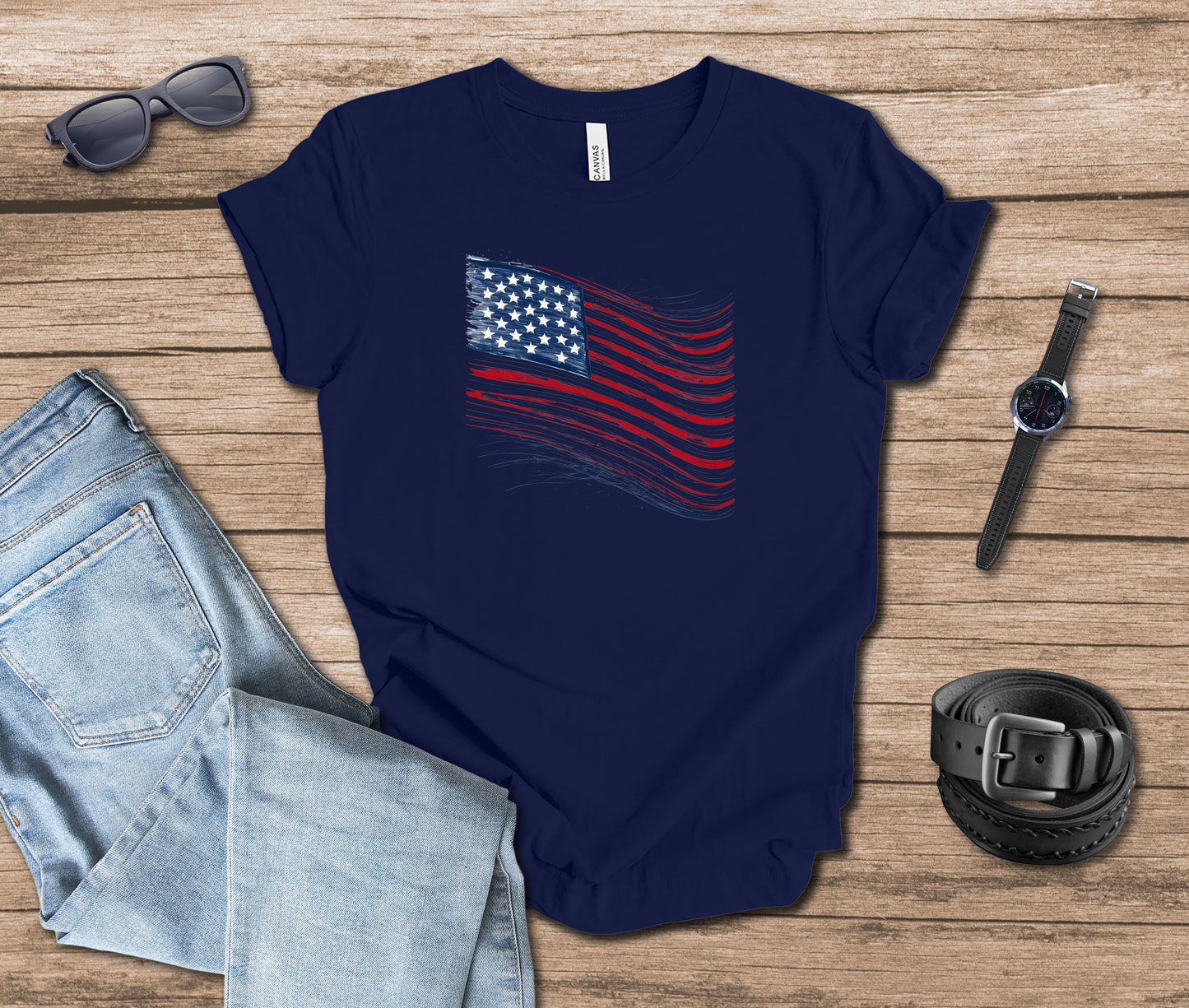 Patriotism Sketch T-shirt