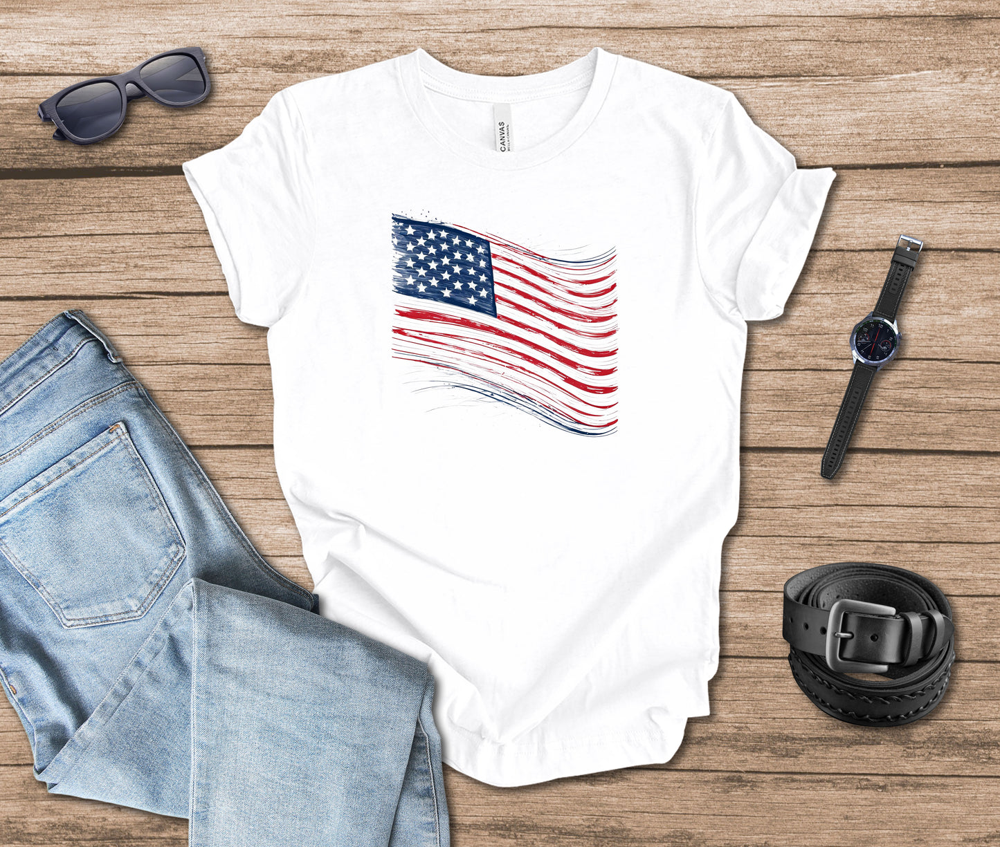 Patriotism Sketch T-shirt