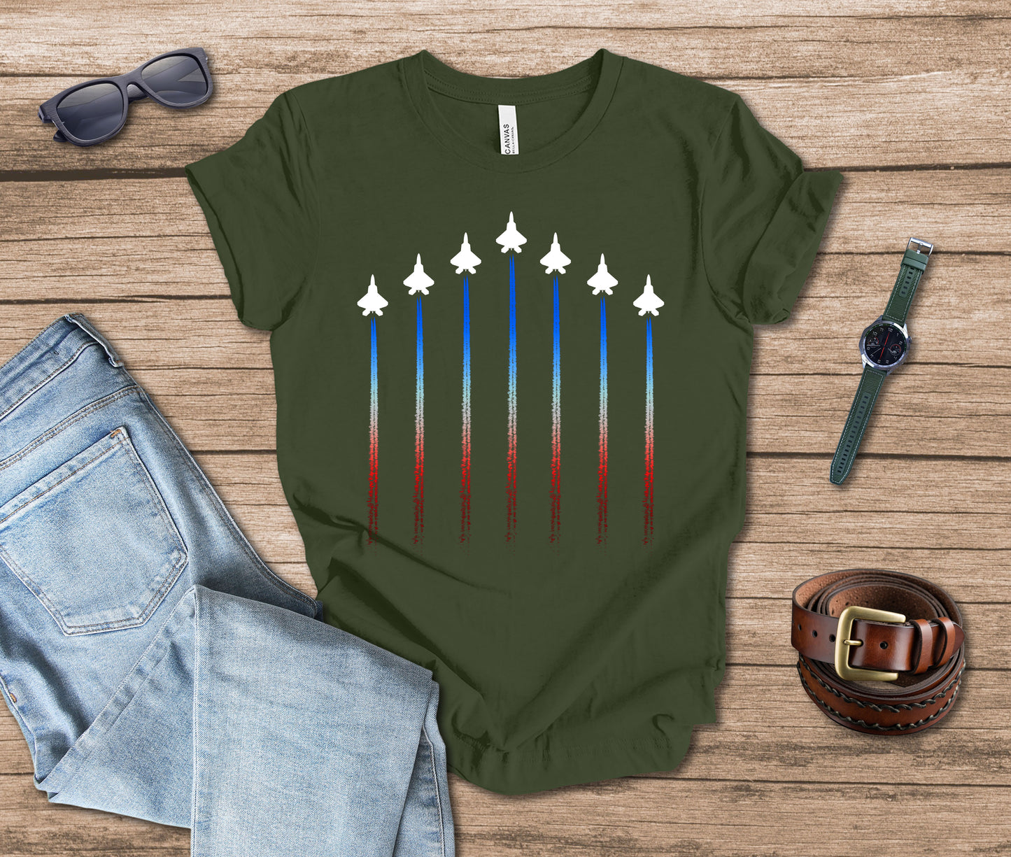 Patriotic Planes T-shirt