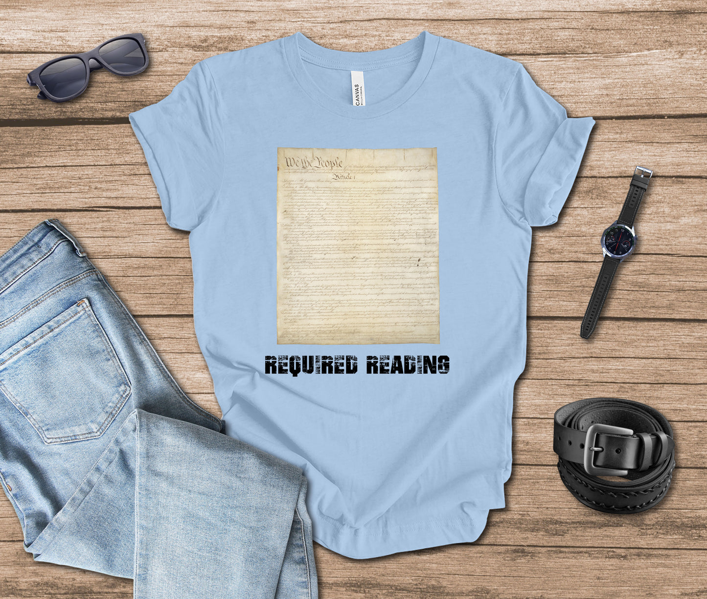 Required Reading Constitution T-shirt