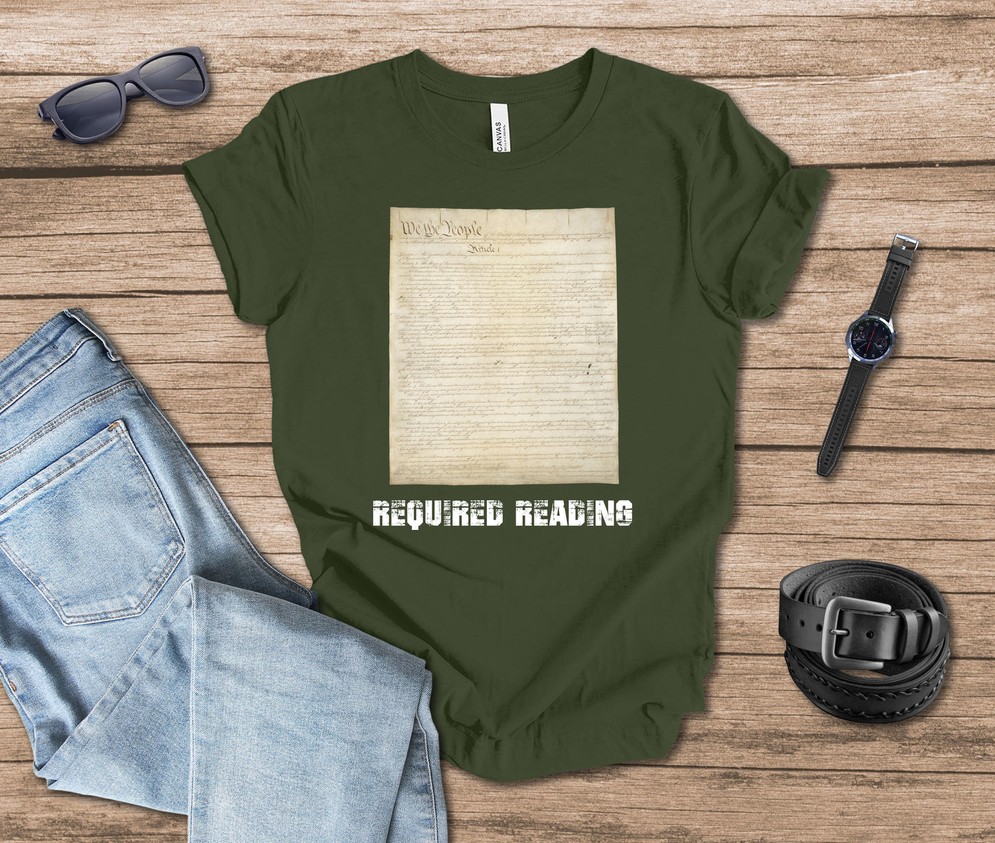 Required Reading Constitution T-shirt