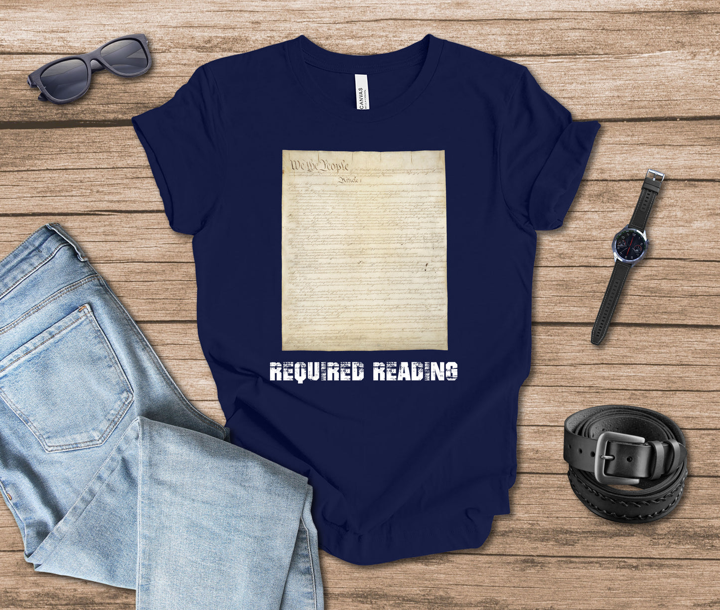 Required Reading Constitution T-shirt