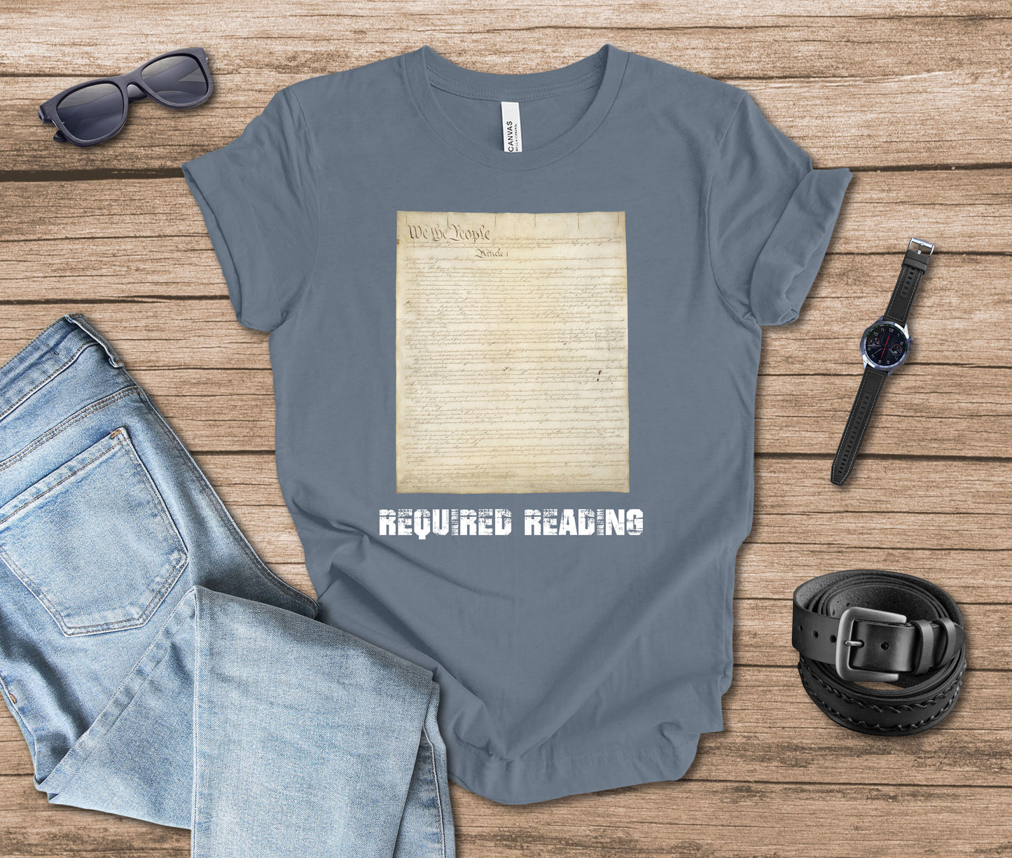 Required Reading Constitution T-shirt