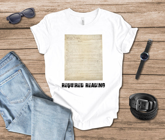 Required Reading Constitution T-shirt