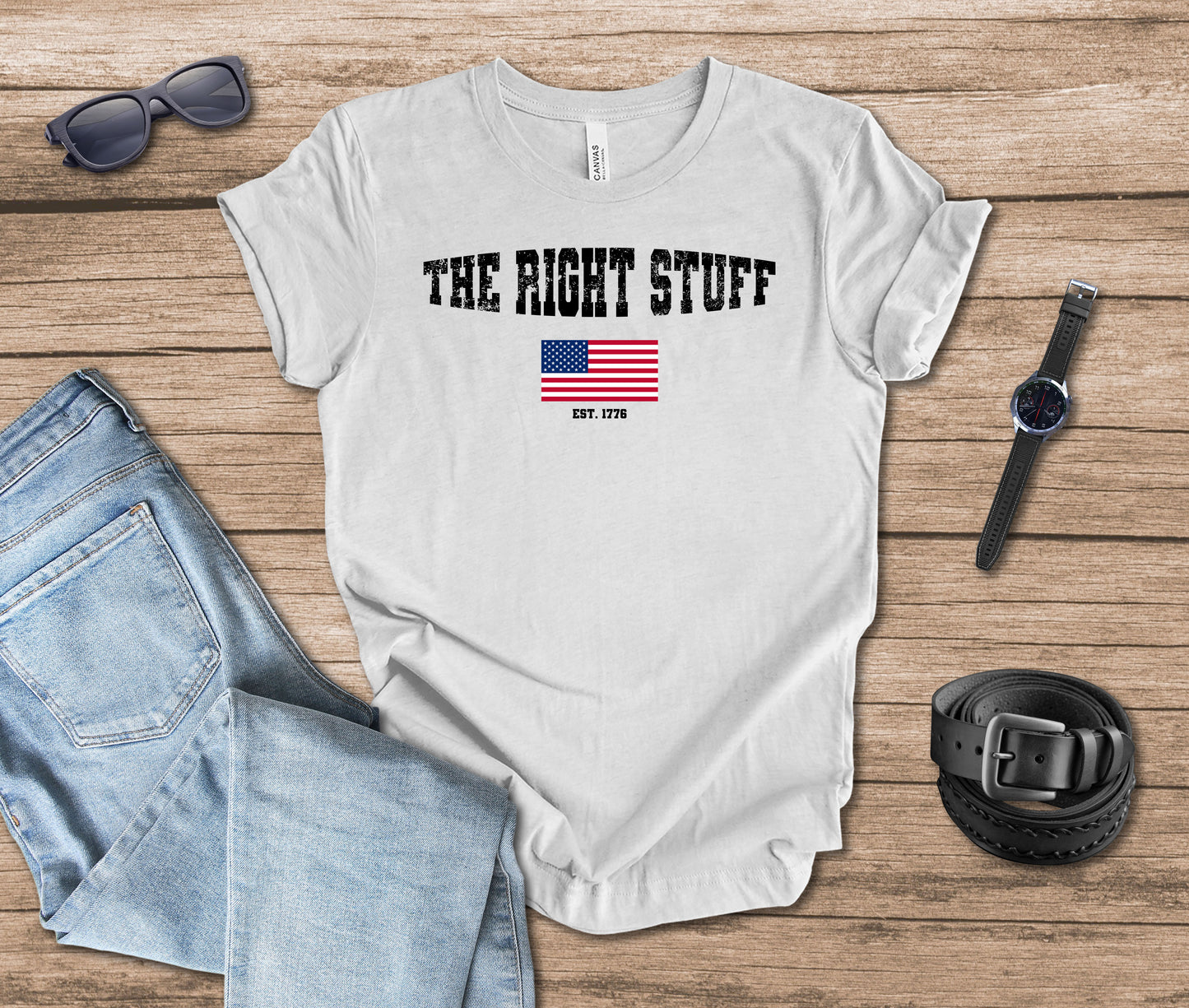 The Right Stuff Flag T-shirt